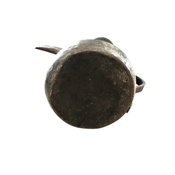 ISLAMIC ANTIQUE ARABIC COPPER & BRASS Handmade COFFEE POT HUGE DALLAH 17” Tall - Picture 9 of 12